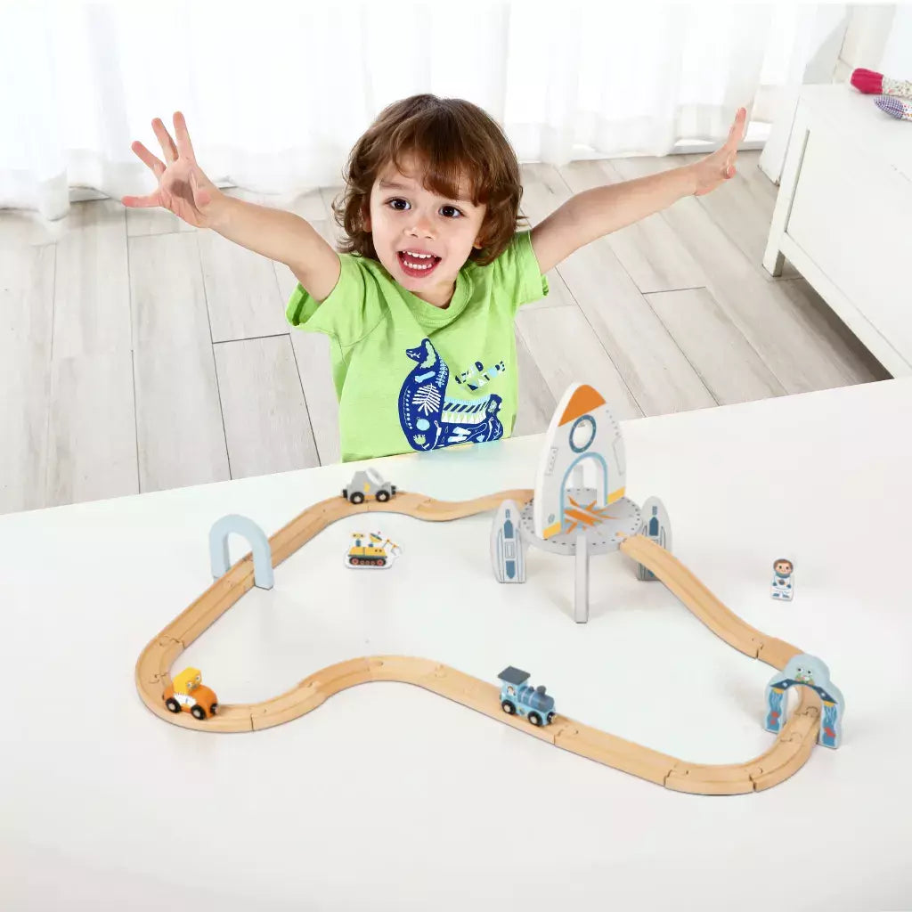 Space station train set