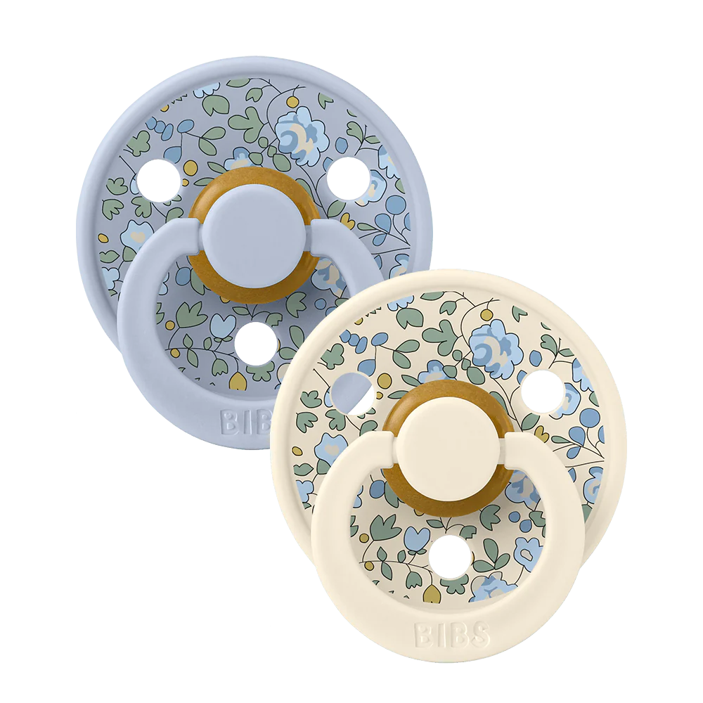 BIBS COLOUR LIBERTY ELOISE DUSTY BLUE