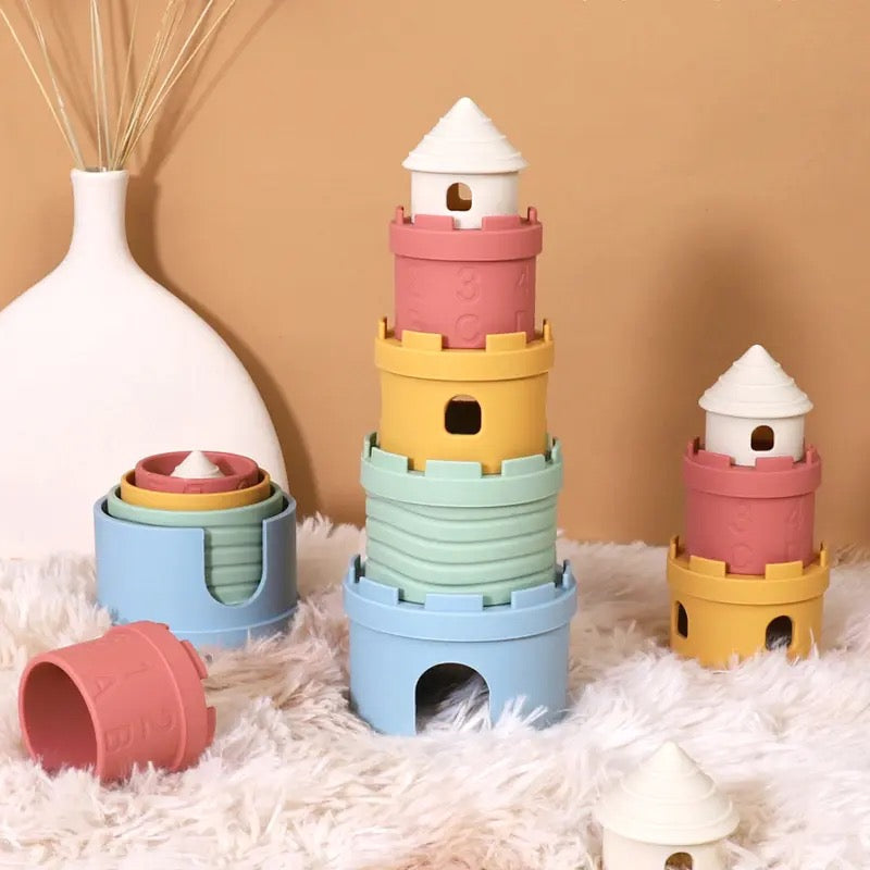 Castle Silicone stacking toy