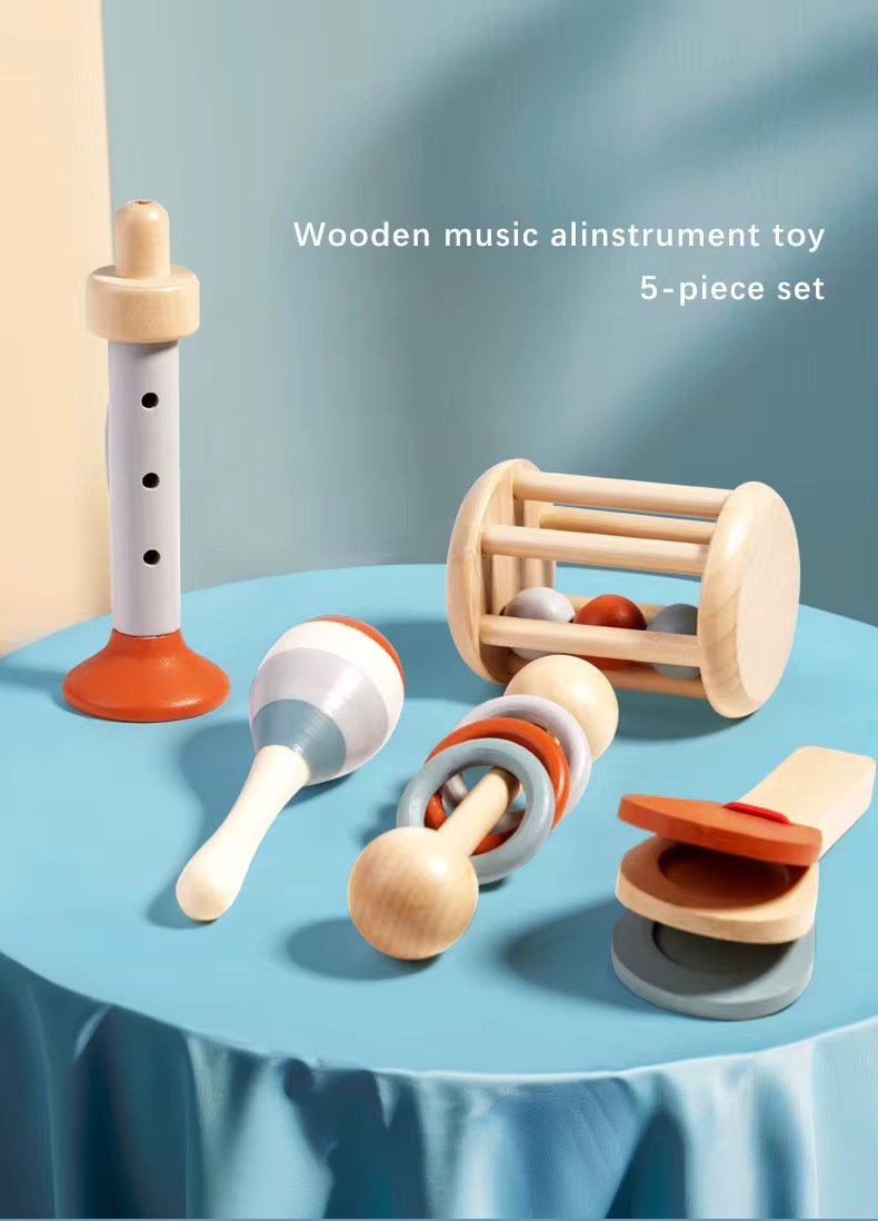 Wooden musical instrument toy