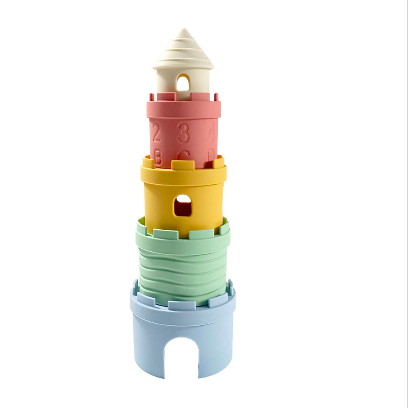 Castle Silicone stacking toy