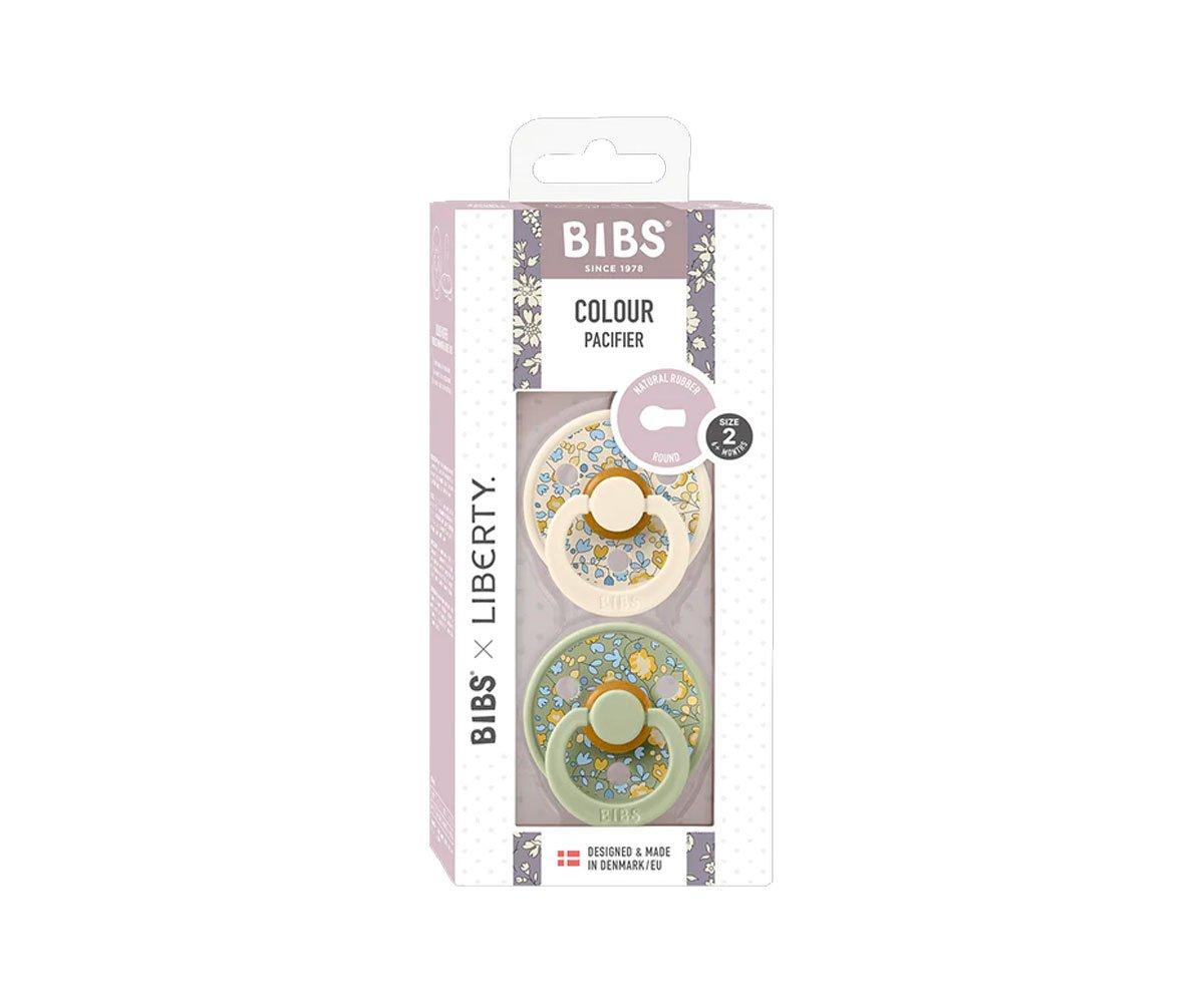 BIBS COLOUR LIBERTY ELOISE SAGE - TAMANHO 2 (6-18 MESES)