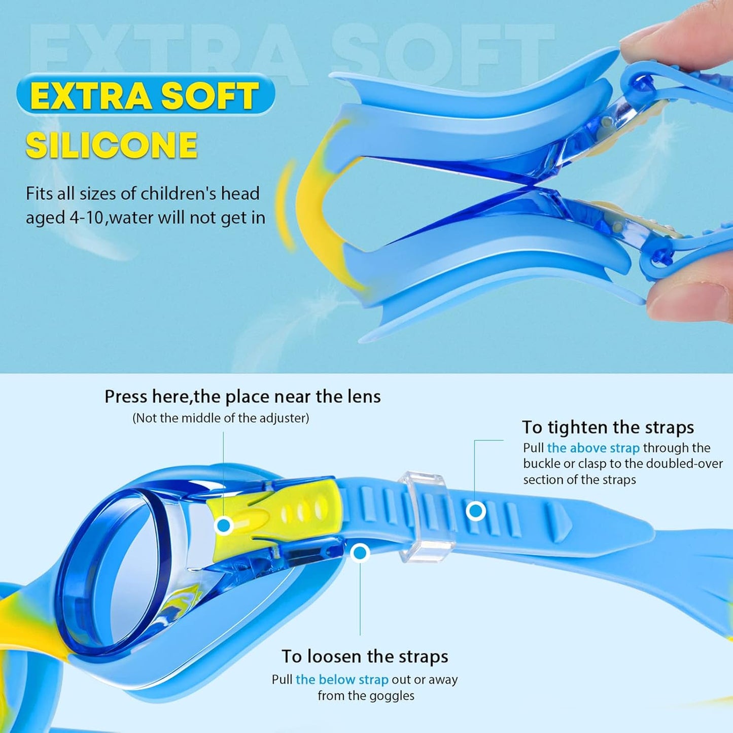 Kids swimming goggles