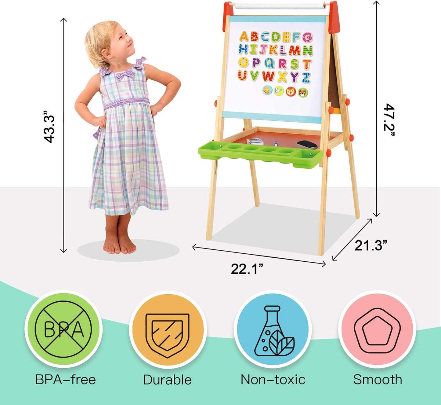 Deluxe Standing Art Easel