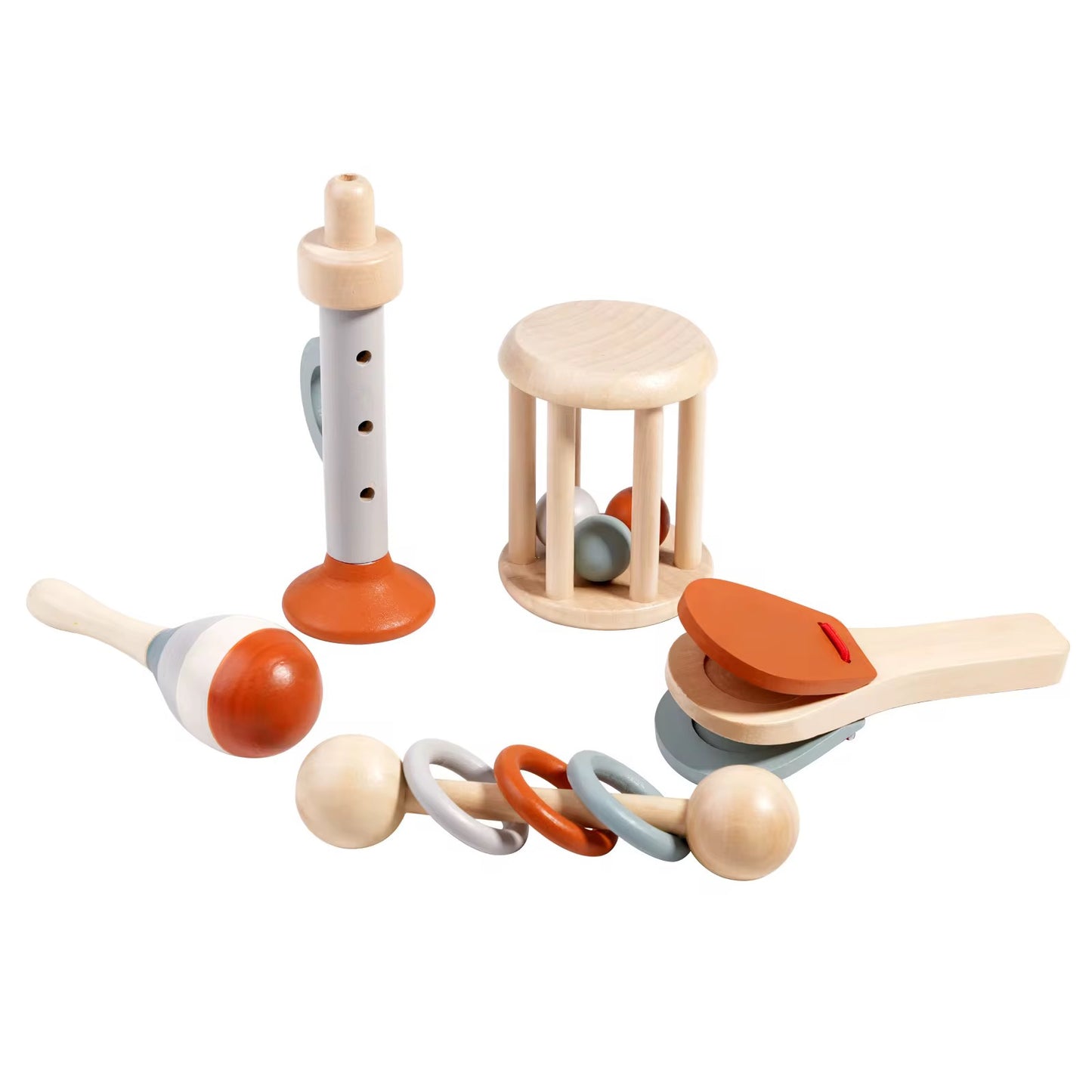 Wooden musical instrument toy