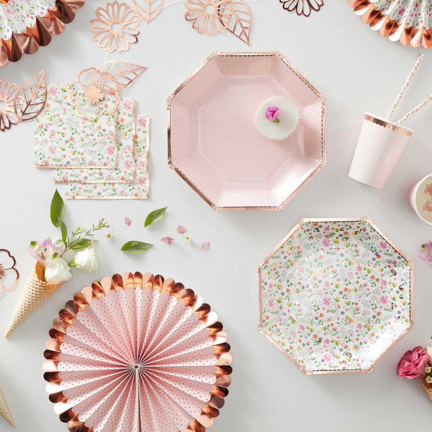 Floral Paper Straws - Ditsy Floral