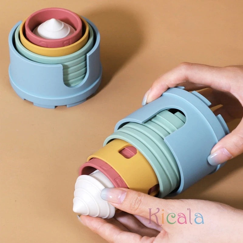 Castle Silicone stacking toy