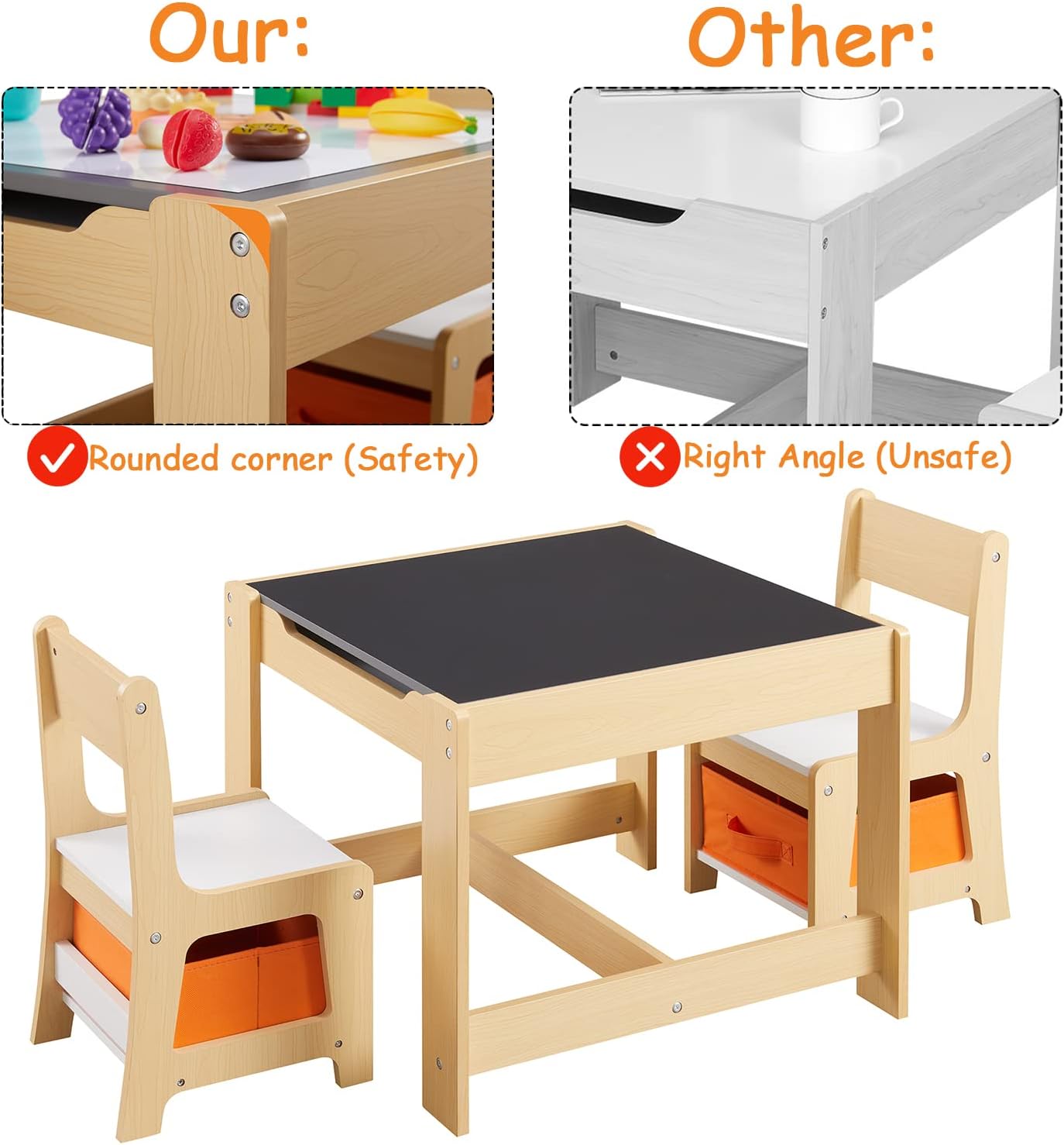 Kids table and chair set