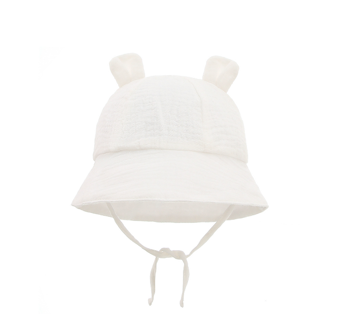 Muslin baby hat