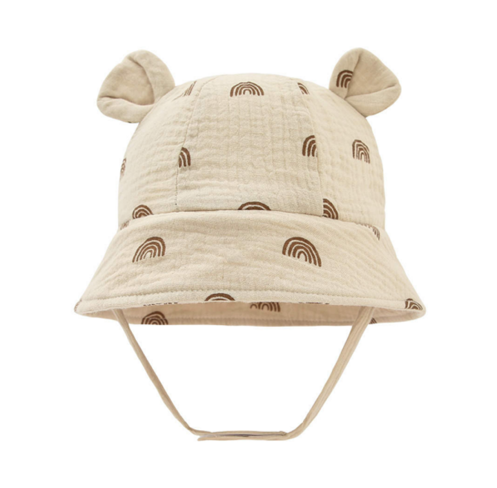 Muslin baby hat