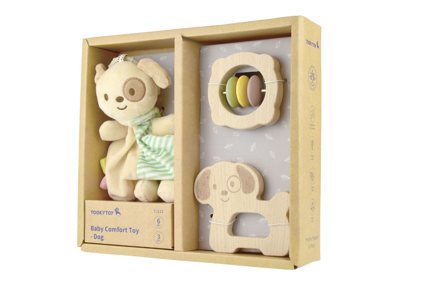 Baby Comforter Rattle Gift Set
