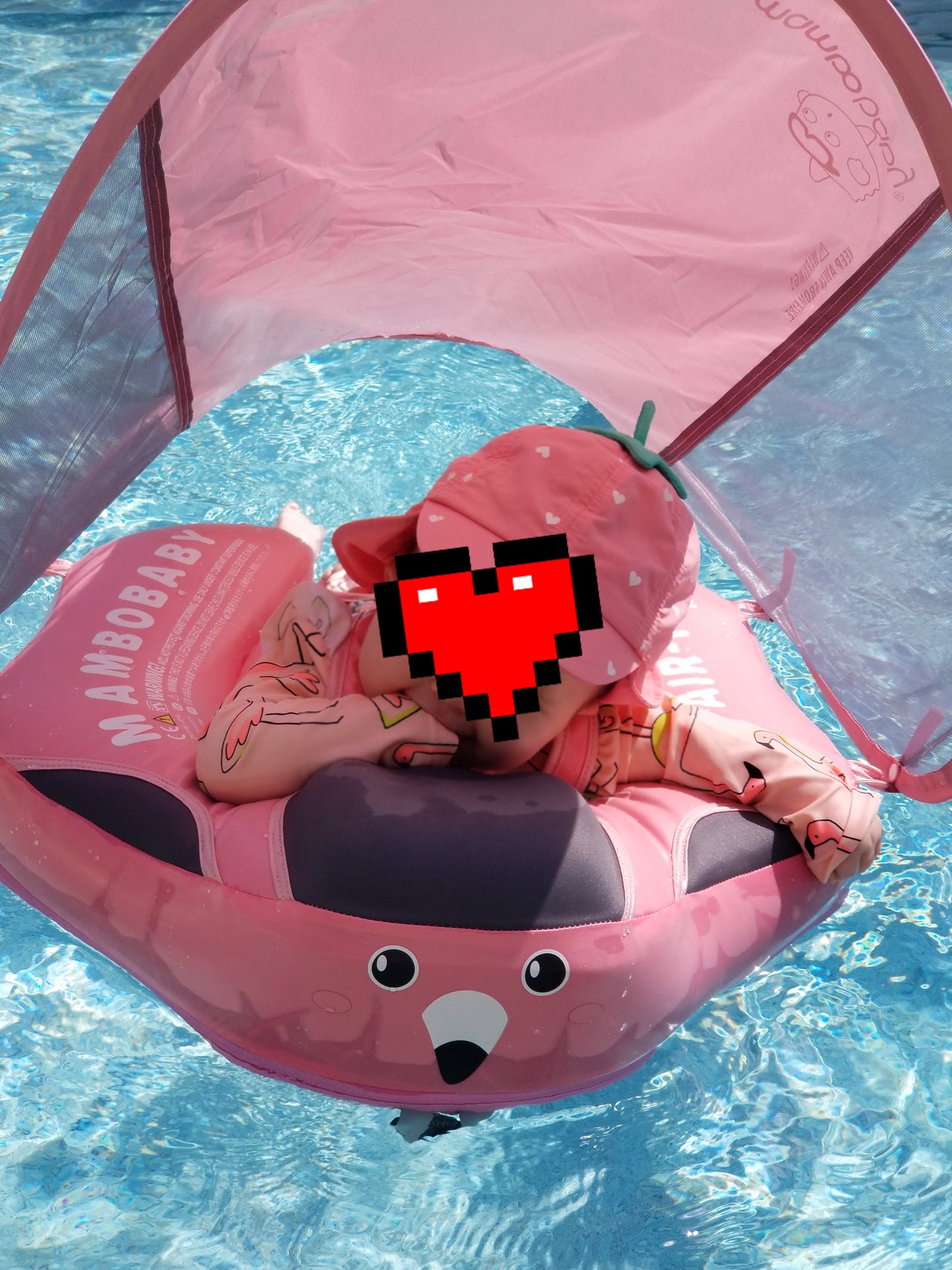 Mambobaby Float Deluxe with Canopy and Tail