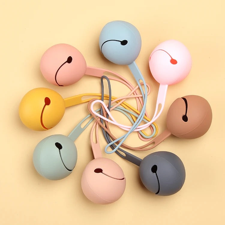 Silicone matching pacifier clip and holder