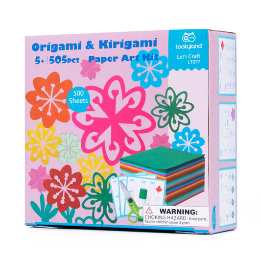 Origami & Kirigami Paper Art Kit – Flowers