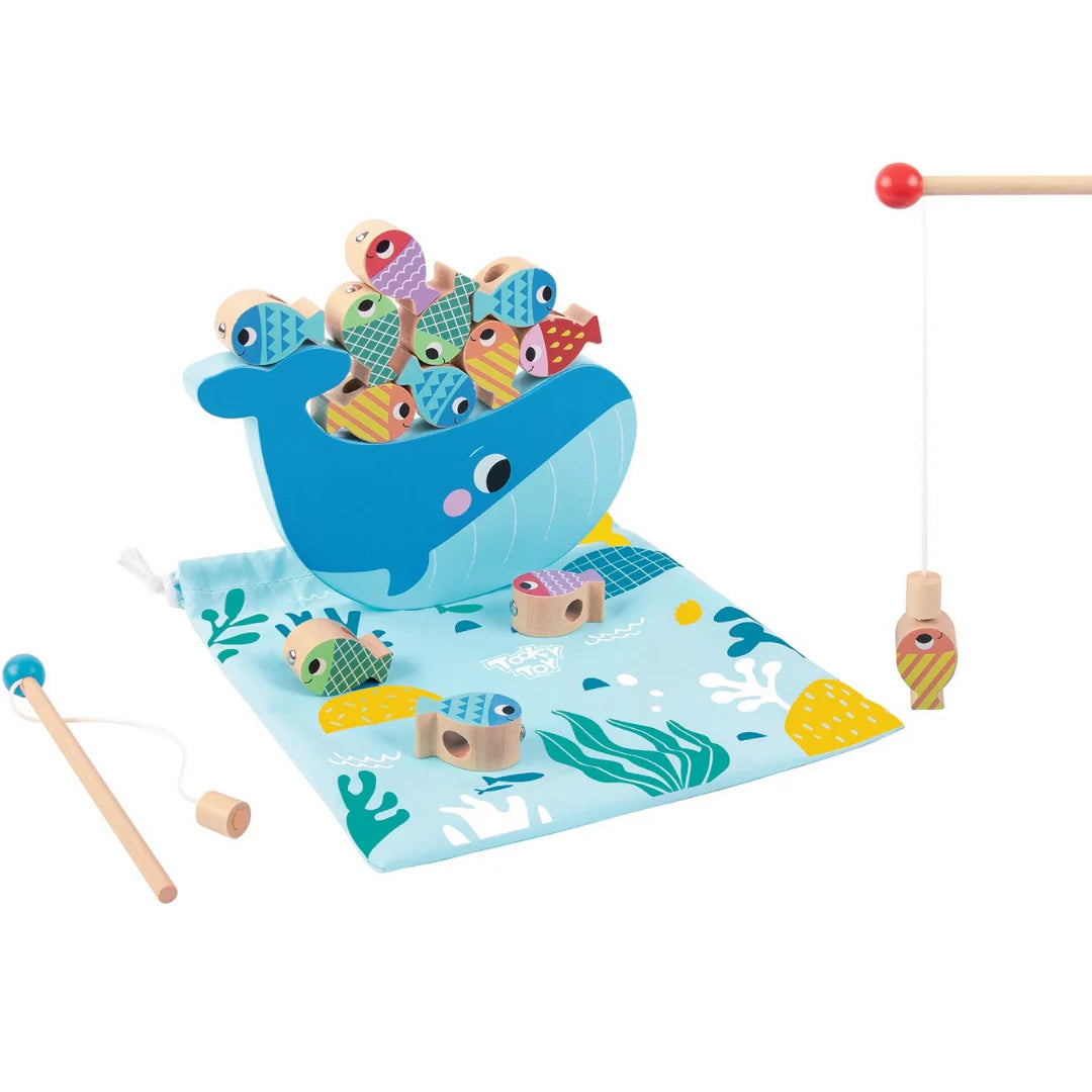 Multifunctional fishing stacking game