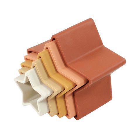 Star Silicone stacking cups