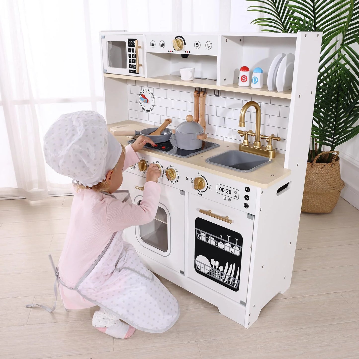 Wooden kitchen Play set