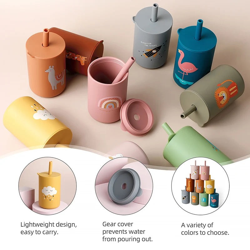 Silicone sippy cups