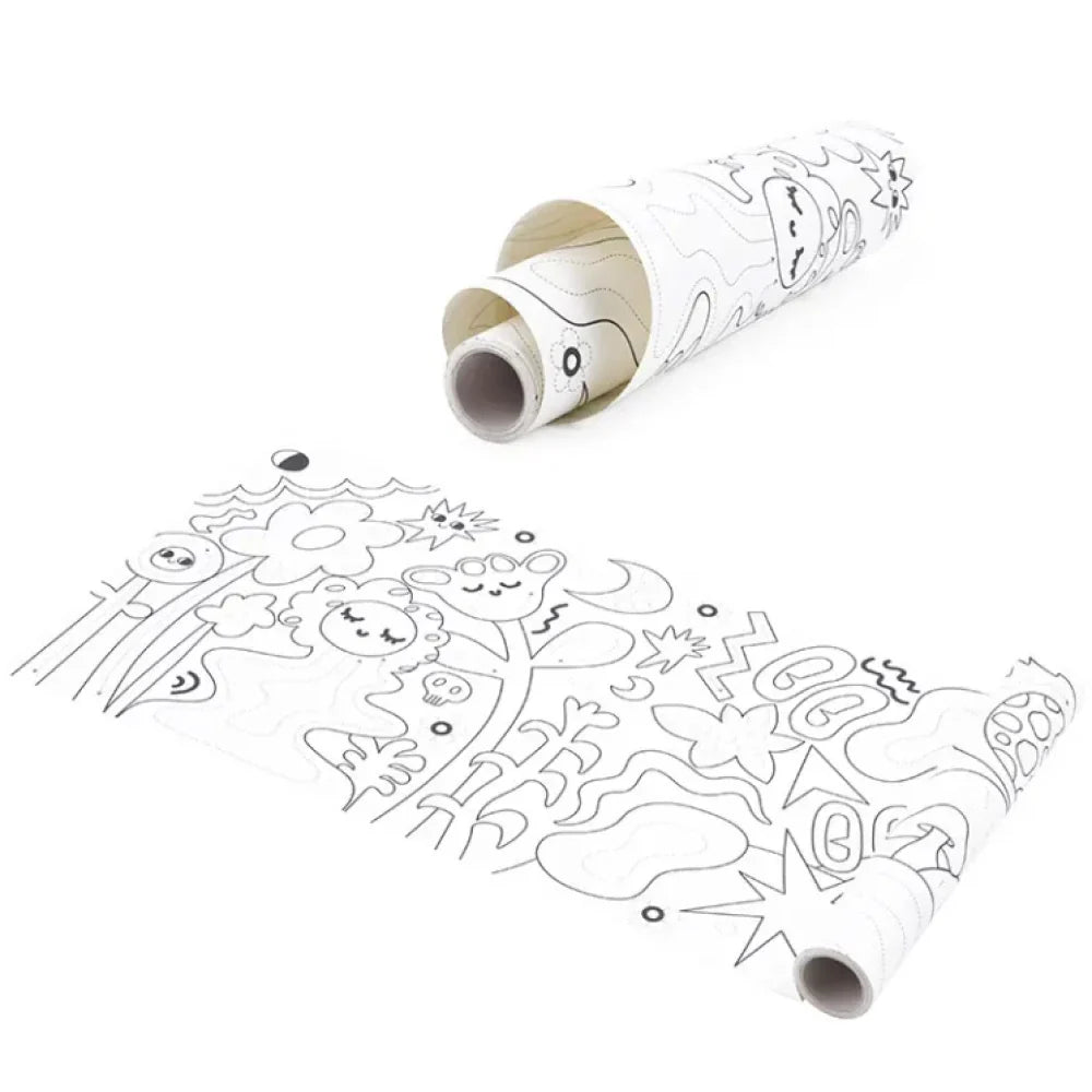 Doodle Map Paint kit Roll Map: 10 Colors