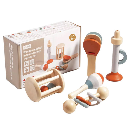 Wooden musical instrument toy