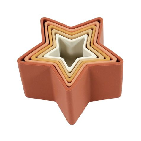 Star Silicone stacking cups