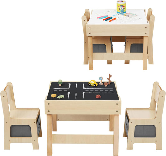 Kids table and chair set OOOK Grey