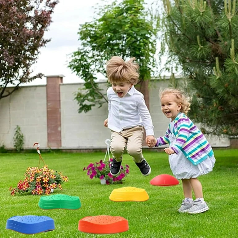 5pcs Non- slip Sensory Stepping stones for kids - Balancing stone