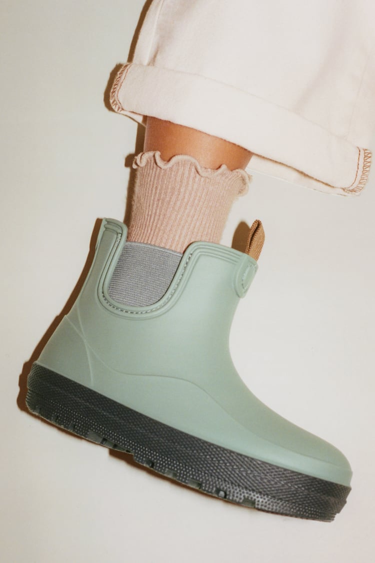 CONTRAST WELLIES- boots