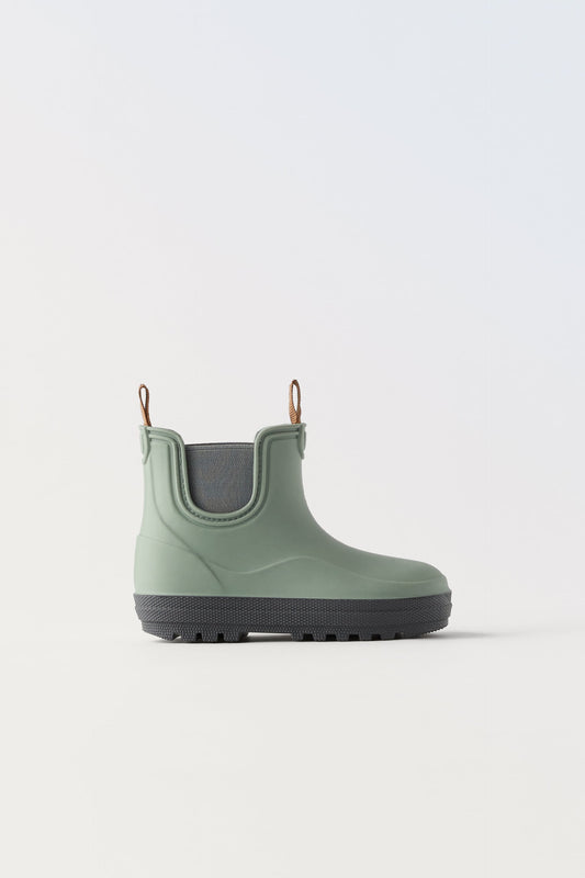 CONTRAST WELLIES- boots