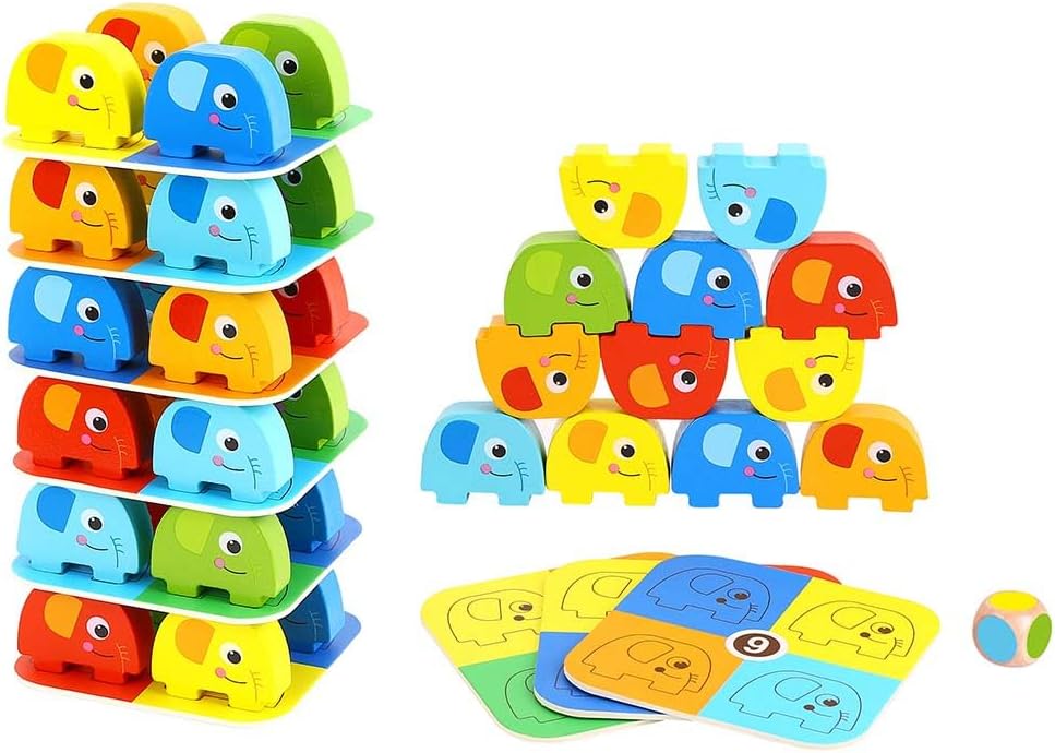 Elephant Stacking Game Set