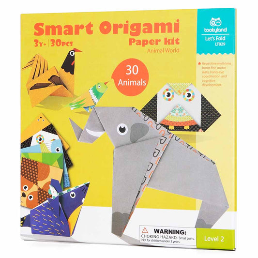 Smart Origami Paper Kit- Animal World 30Pcs Regular price
