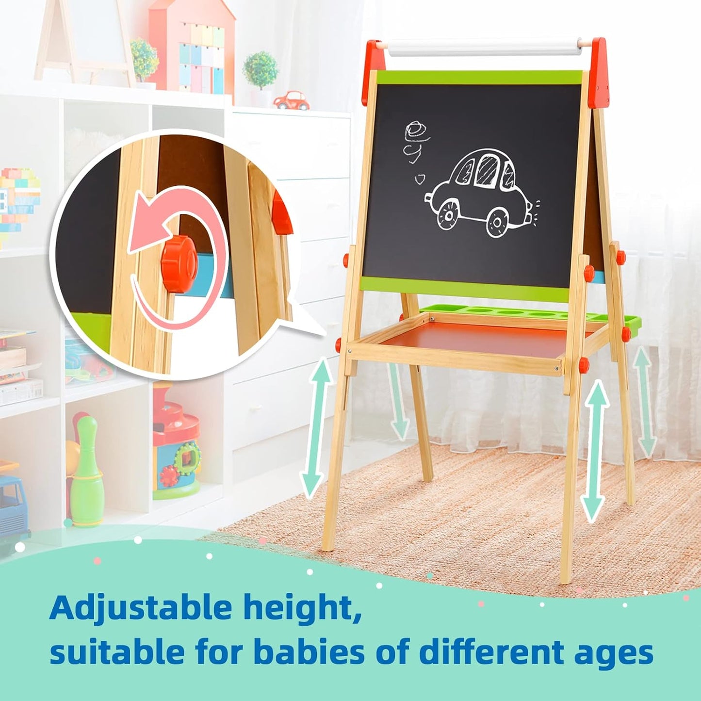 Deluxe Standing Art Easel