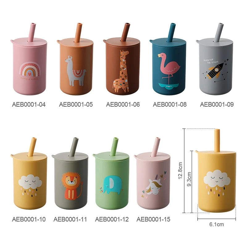Silicone sippy cups