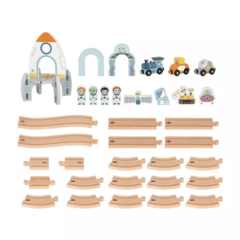 Space station train set