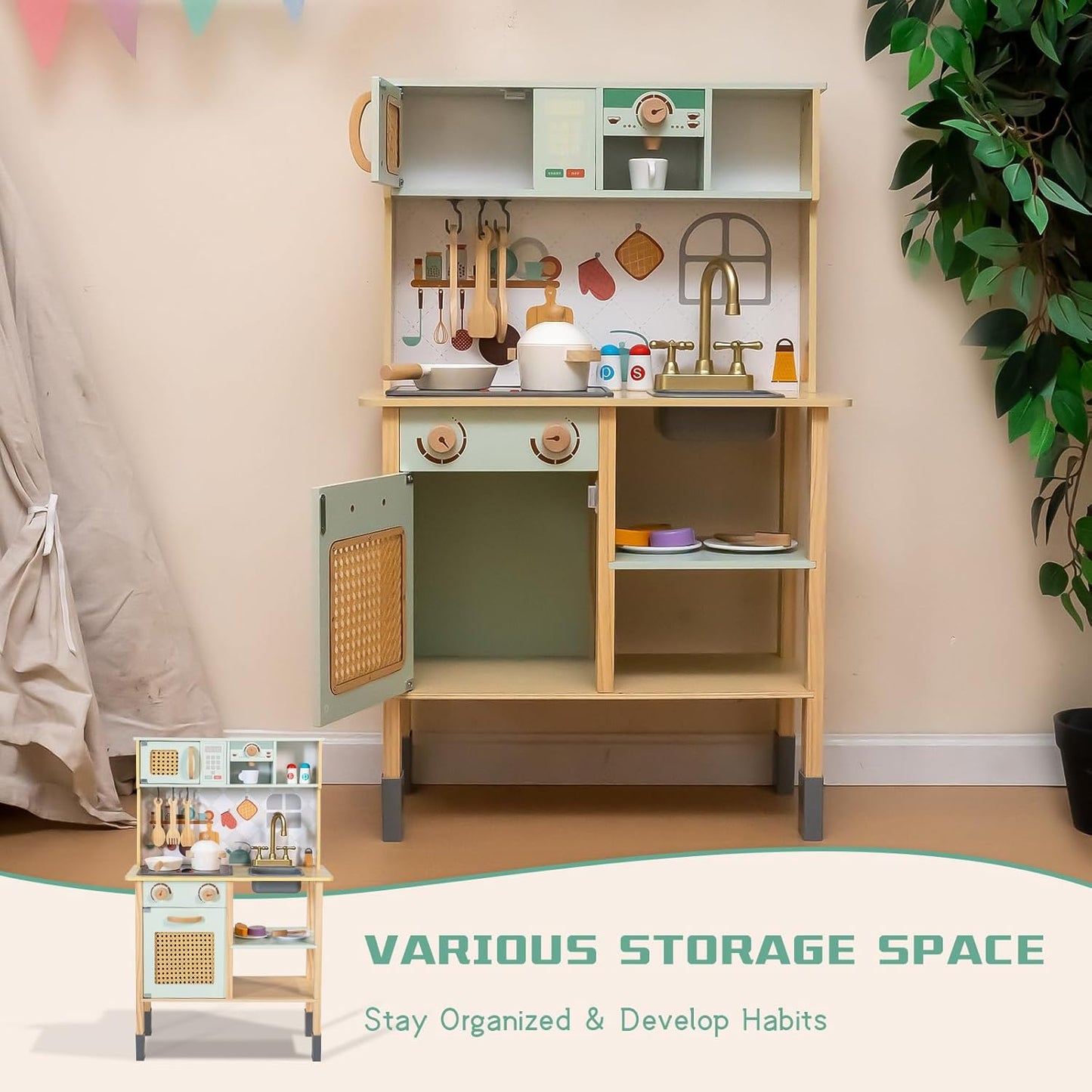 Pretend play kitchen
