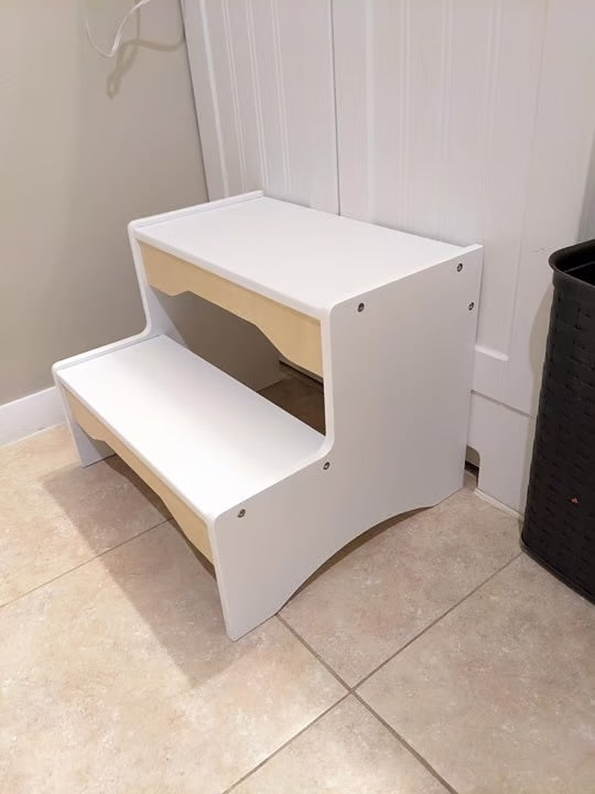 Montessori wooden non slip kids stool