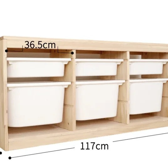 Toy storage with Bins 3