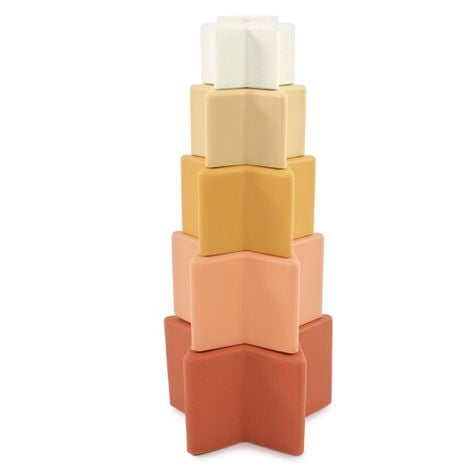 Star Silicone stacking cups
