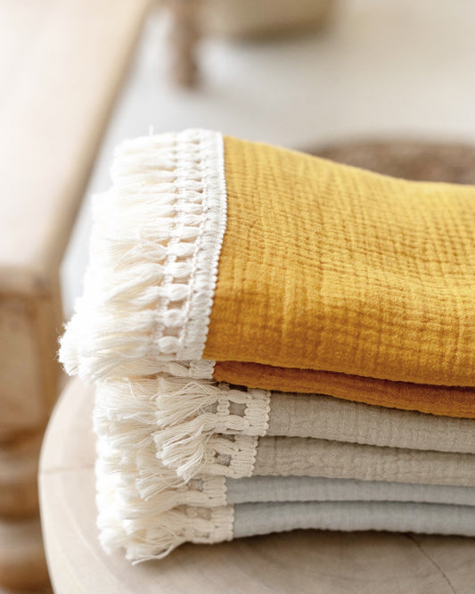 Fringed swaddles
