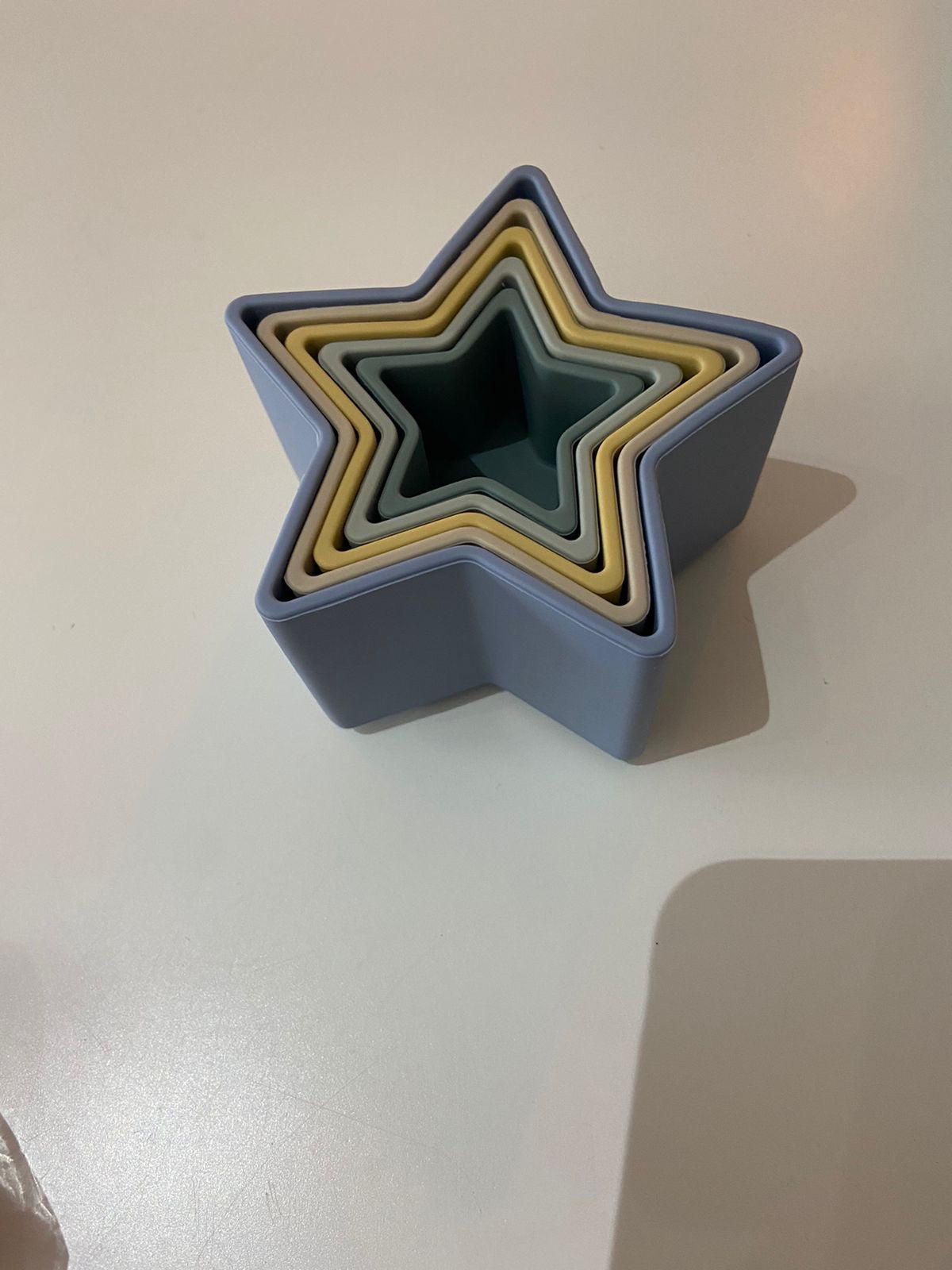 Star Silicone stacking cups