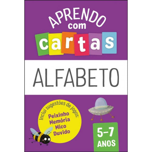 APRENDO COM CARTAS: ALFABETO 5-7 ANOS