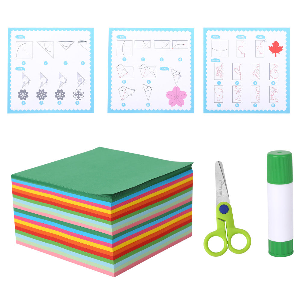 Origami & Kirigami Paper Art Kit – Flowers