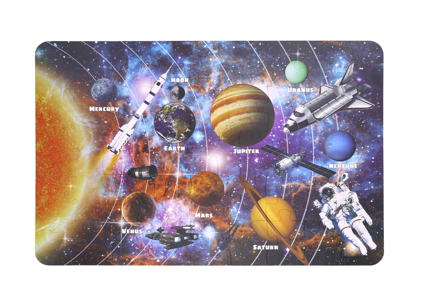 Solar system Floor puzzle - 46Pcs