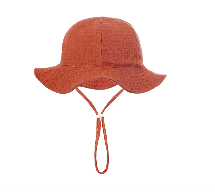 Muslin baby hat