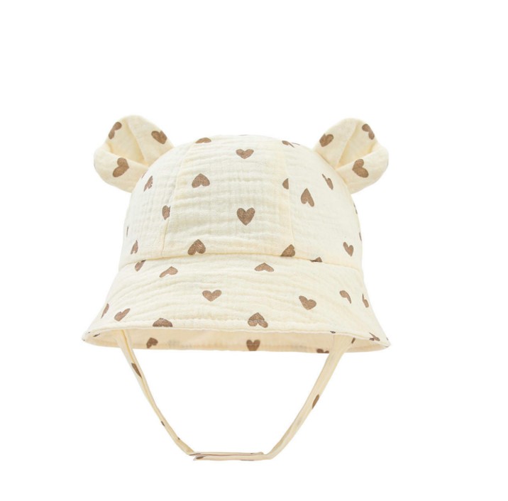 Muslin baby hat