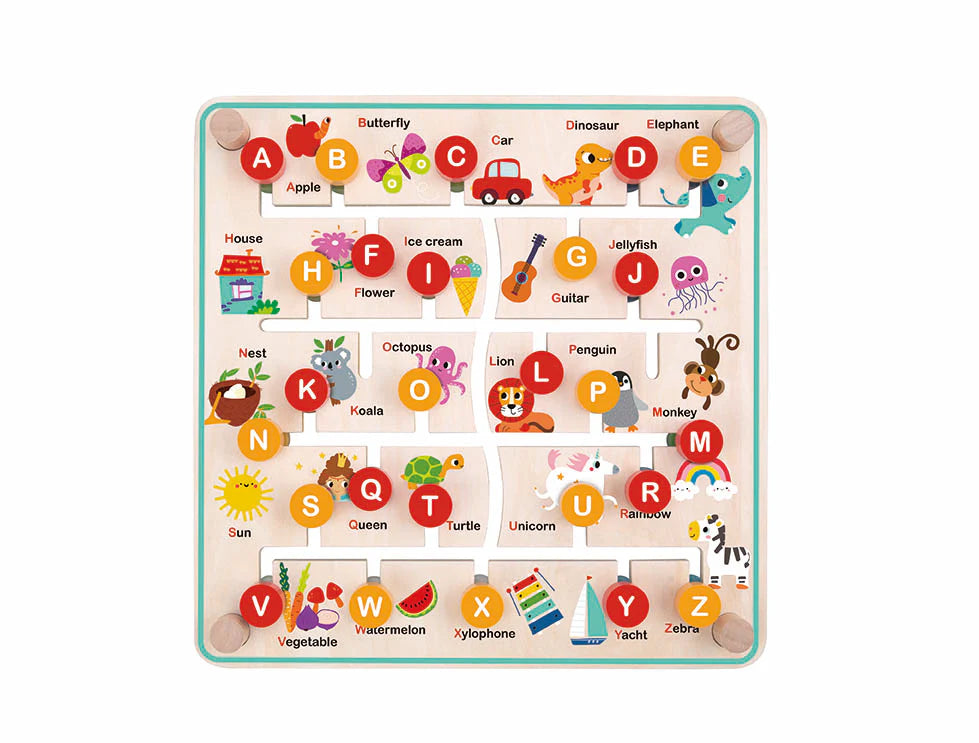 Alphabet and Farm Maze