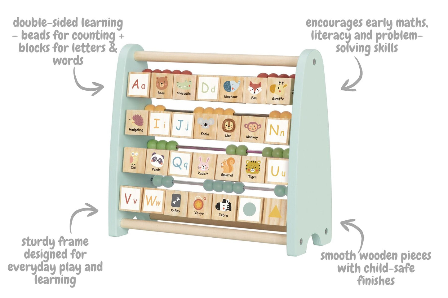 Double sided abacus