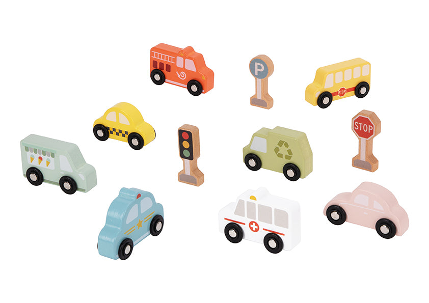 Transportation and Street sign set