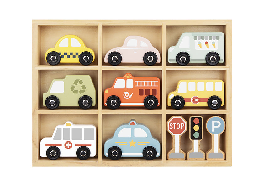 Transportation and Street sign set