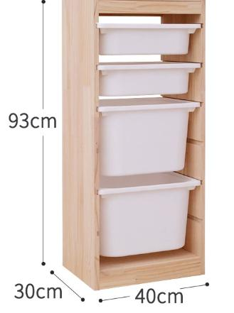 Toy storage with bins 9